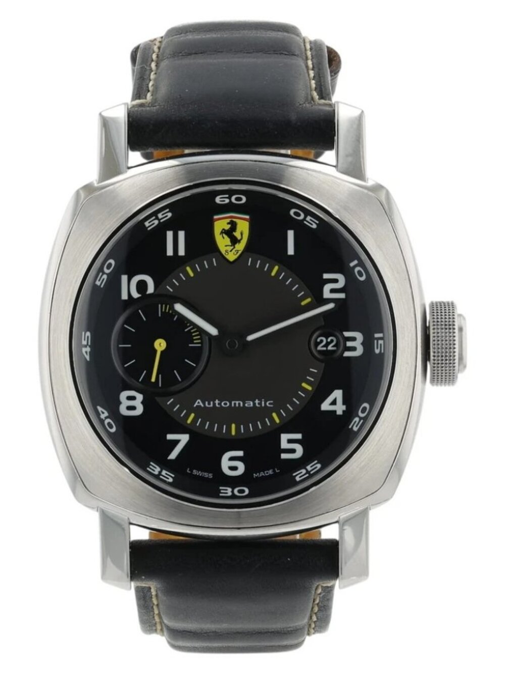 Panerai Ferrari Black Dial Stainless Steel 45mm Automatic Men's Watch